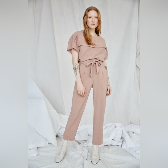 🇨🇦 Eve Gravel Lion Echo Pants - Dusty Pink - Size M - Picture 1 of 4